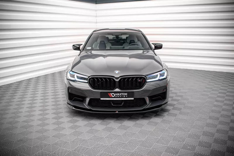 Maxton Design Frontlippe V.3 für BMW M5 F90 Facelift Hochglanz schwarz – Ansicht 2