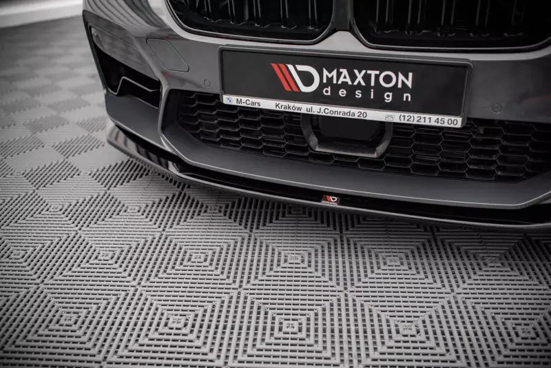 Maxton Design Frontlippe V.3 für BMW M5 F90 Facelift Hochglanz schwarz – Ansicht 3