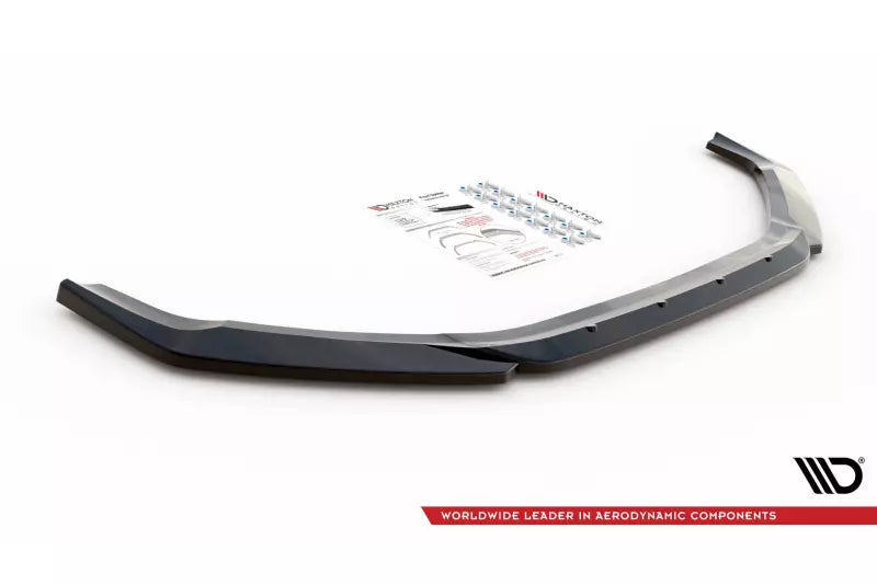 Maxton Design Frontlippe V.3 für Hyundai I20 N Mk3 Hochglanz schwarz – Ansicht 4