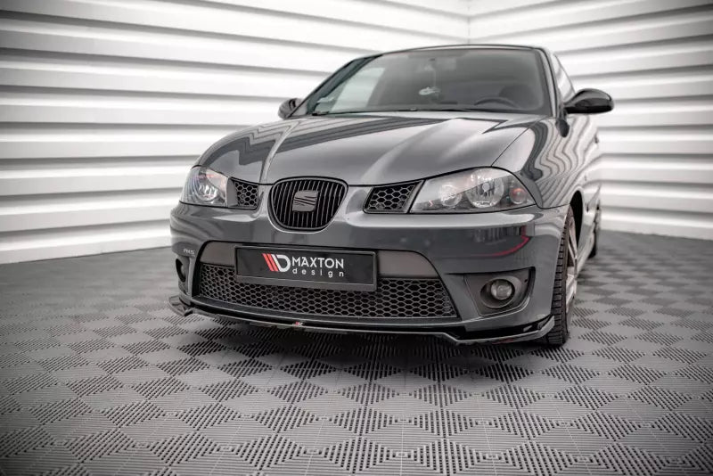 Maxton Design Frontlippe V.3 für Seat Ibiza Cupra Mk3 Hochglanz schwarz – Ansicht 1