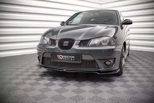 Maxton Design Frontlippe V.3 für Seat Ibiza Cupra Mk3 Hochglanz schwarz – Ansicht 1