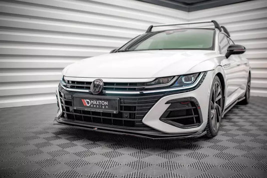 Maxton Design Frontlippe V.3 für VW Arteon R Hochglanz schwarz – Ansicht 1