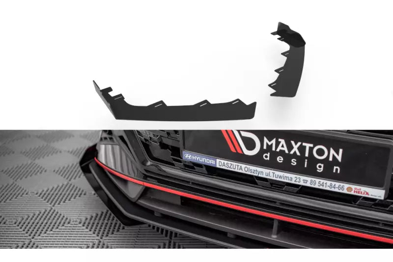 Maxton Design Street Pro Diffusor Flaps für Hyundai I20 N Mk3 Hochglanz schwarz – Ansicht 1