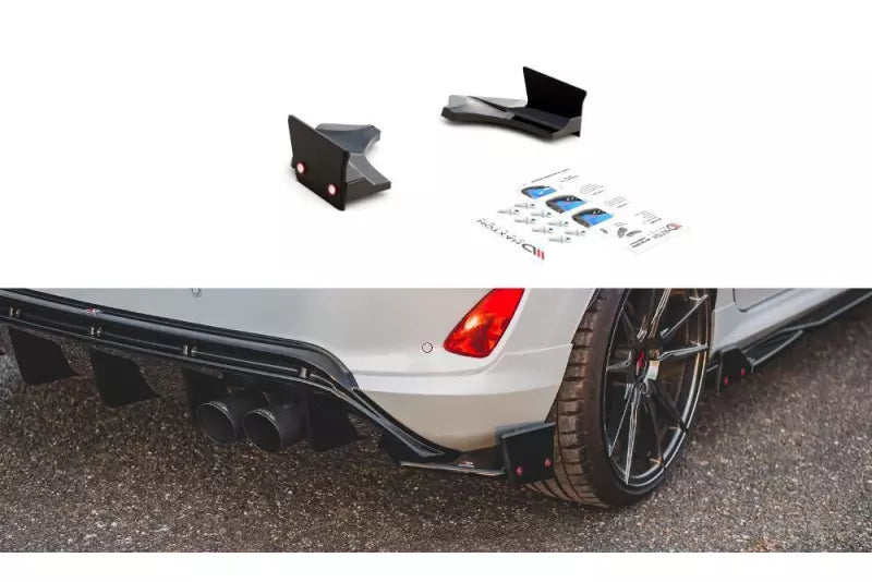 Maxton Design Diffusor Flaps V.4 für Ford Fiesta ST Mk8 Hochglanz schwarz – Ansicht 2