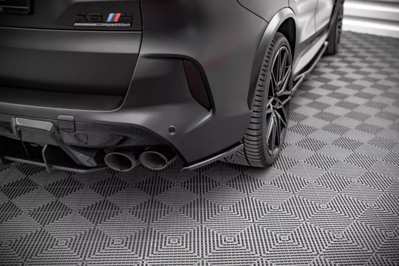 Maxton Design Diffusor Flaps für BMW X5M F95 Hochglanz schwarz – Ansicht 1