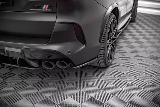 Maxton Design Diffusor Flaps für BMW X5M F95 Hochglanz schwarz – Ansicht 1