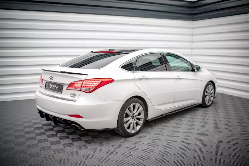 Maxton Design Diffusor Flaps für Hyundai I40 Mk1 Hochglanz schwarz – Ansicht 2