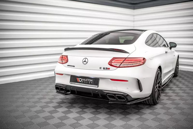 Maxton Design Diffusor Flaps für Mercedes C63 AMG C205 Coupe Facelift Hochglanz schwarz – Ansicht 2