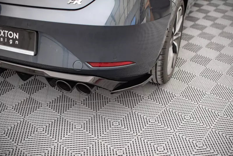 Maxton Design Diffusor Flaps für Seat Leon FR Hatchback Mk4 Hochglanz schwarz – Ansicht 1
