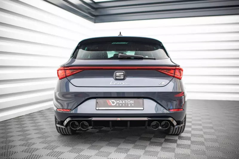 Maxton Design Diffusor Flaps für Seat Leon FR Hatchback Mk4 Hochglanz schwarz – Ansicht 2