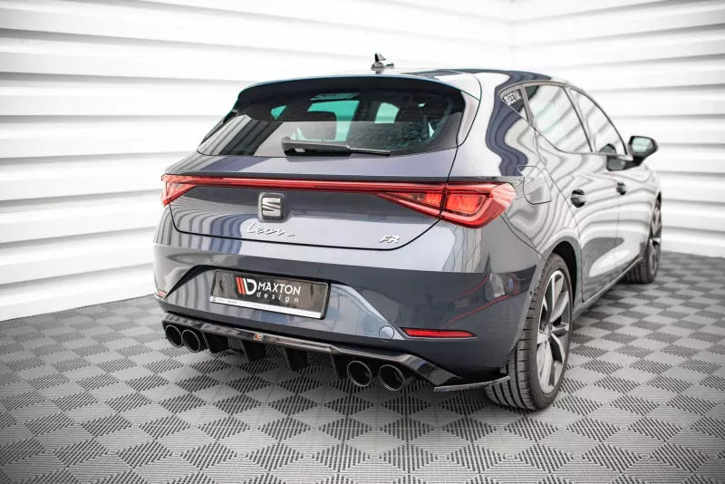 Maxton Design Diffusor Flaps für Seat Leon FR Hatchback Mk4 Hochglanz schwarz – Ansicht 3