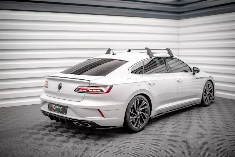 Maxton Design Diffusor Flaps für VW Arteon R Hochglanz schwarz – Ansicht 3