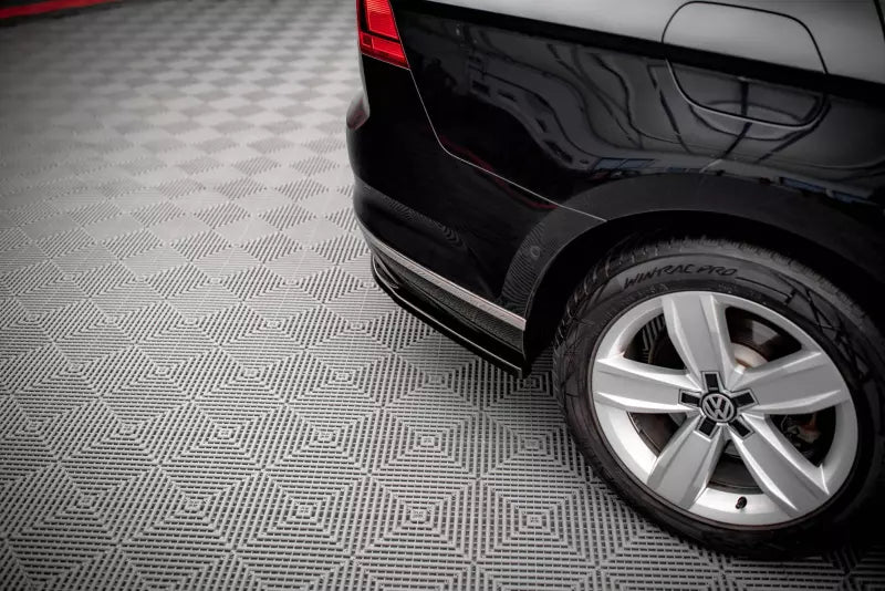 Maxton Design Diffusor Flaps für VW Passat B8 Facelift Hochglanz schwarz – Ansicht 2