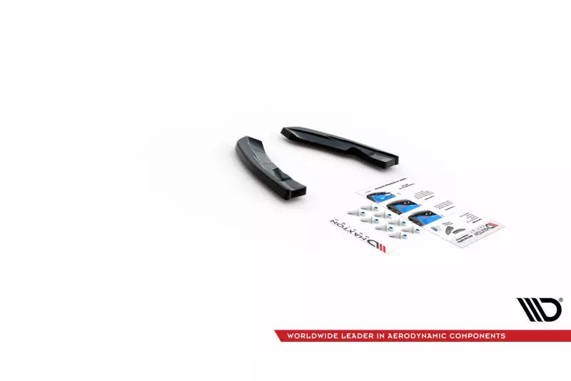 Maxton Design Diffusor Flaps für VW Tiguan R Mk2 Facelift Hochglanz schwarz – Ansicht 4