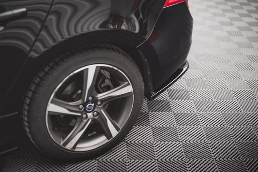 Maxton Design Diffusor Flaps für Volvo S60 R-Design Mk2 Hochglanz schwarz – Ansicht 1