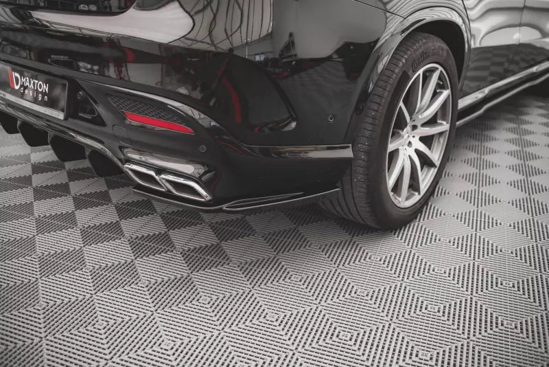 Maxton Design Diffusor Flaps V.1 für Mercedes GLE Coupe 63 AMG C292 Hochglanz schwarz – Ansicht 1