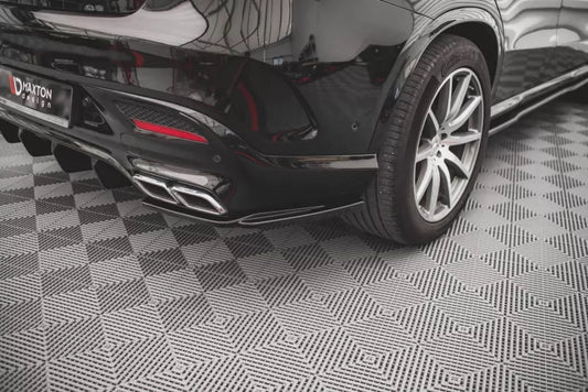 Maxton Design Diffusor Flaps V.1 für Mercedes GLE Coupe 63 AMG C292 Hochglanz schwarz – Ansicht 1