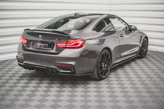 Maxton Design Diffusor Flaps V.2 für BMW M4 F82 / F83 Hochglanz schwarz – Ansicht 1