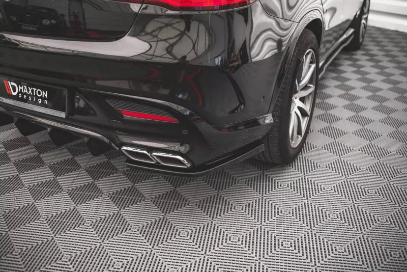 Maxton Design Diffusor Flaps V.2 für Mercedes GLE Coupe 63 AMG C292 Hochglanz schwarz – Ansicht 1