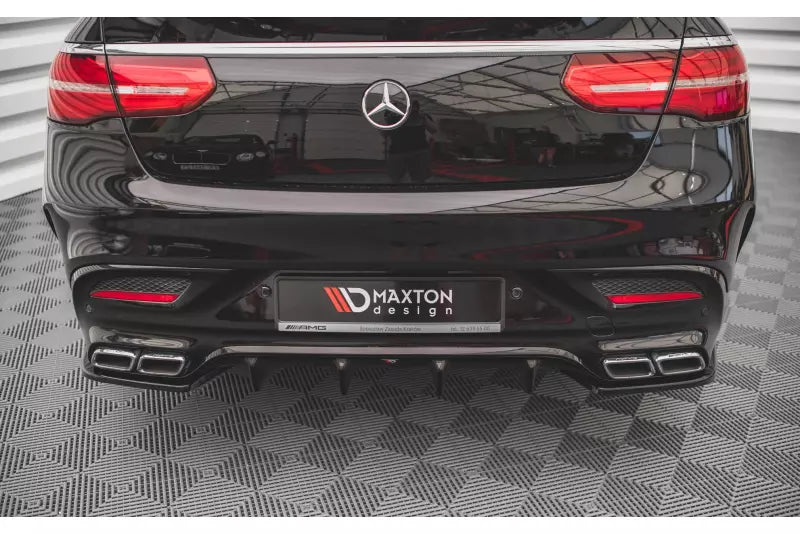 Maxton Design Diffusor Flaps V.2 für Mercedes GLE Coupe 63 AMG C292 Hochglanz schwarz – Ansicht 2