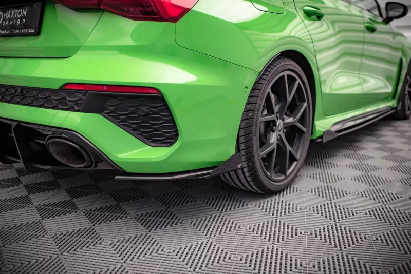 Maxton Design Street Pro Heckdiffusor Flaps für Audi RS3 Limousine 8Y Hochglanz schwarz – Ansicht 3