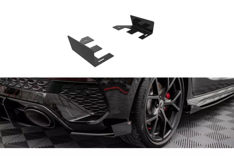 Maxton Design Street Pro Heckdiffusor Flaps für Audi RS3 Sportback 8Y Hochglanz schwarz – Ansicht 1