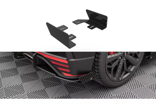 Maxton Design Street Pro Heckdiffusor Flaps für Hyundai I20 N Mk3 Hochglanz schwarz – Ansicht 1