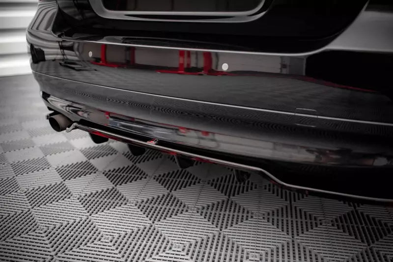 Maxton Design Heckdiffusor DTM Look für BMW 3er Limousine E90 Hochglanz schwarz – Ansicht 2