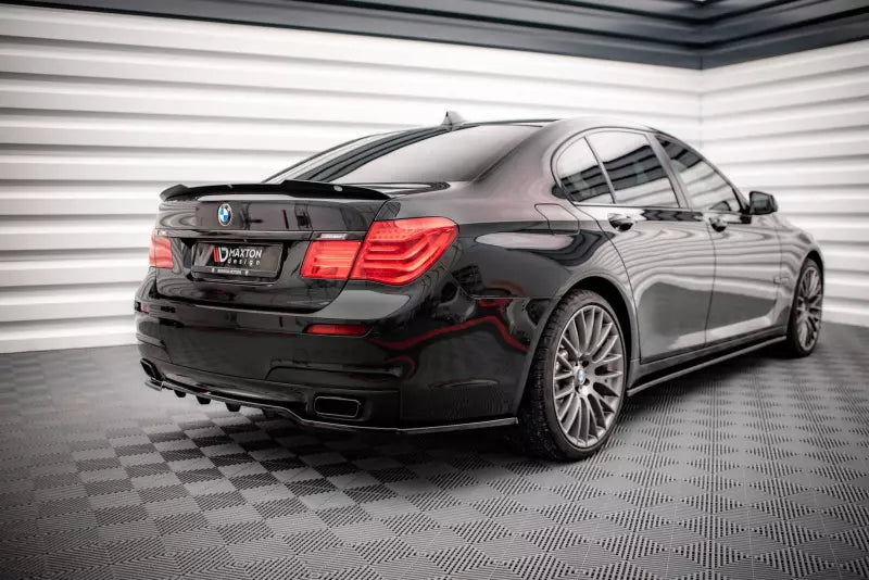 Maxton Design Heckdiffusor DTM Look für BMW 7 M-Paket F01 Hochglanz schwarz – Ansicht 3
