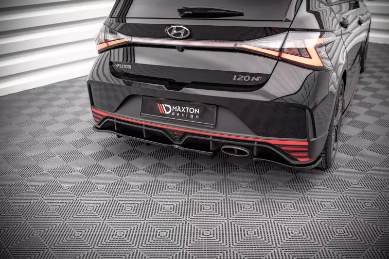 Maxton Design Heckdiffusor DTM Look für Hyundai I20 N Mk3 Hochglanz schwarz – Ansicht 1