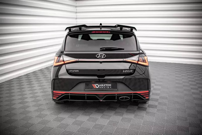 Maxton Design Heckdiffusor DTM Look für Hyundai I20 N Mk3 Hochglanz schwarz – Ansicht 2