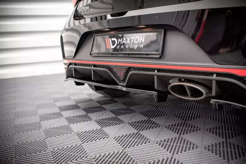 Maxton Design Heckdiffusor DTM Look für Hyundai I20 N Mk3 Hochglanz schwarz – Ansicht 4