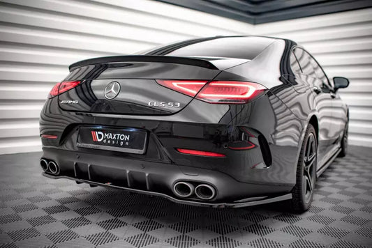 Maxton Design Heckdiffusor DTM Look für Mercedes CLS 53 AMG C257 Hochglanz schwarz – Ansicht 1