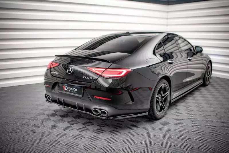 Maxton Design Heckdiffusor DTM Look für Mercedes CLS 53 AMG C257 Hochglanz schwarz – Ansicht 2
