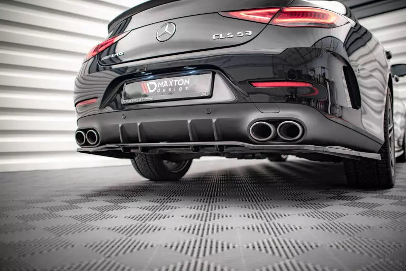 Maxton Design Heckdiffusor DTM Look für Mercedes CLS 53 AMG C257 Hochglanz schwarz – Ansicht 3