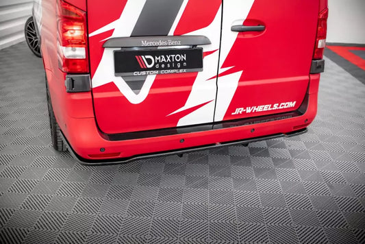 Maxton Design Heckdiffusor DTM Look für Mercedes Vito W447 Facelift Hochglanz schwarz – Ansicht 1