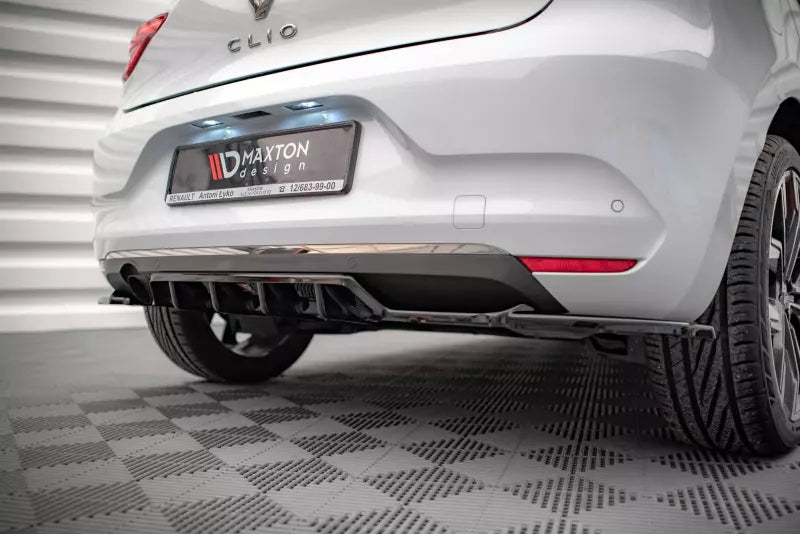 Maxton Design Heckdiffusor DTM Look für Renault Clio Mk5 Hochglanz schwarz – Ansicht 3