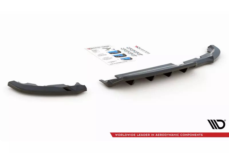 Maxton Design Heckdiffusor DTM Look für Renault Clio Mk5 Hochglanz schwarz – Ansicht 4