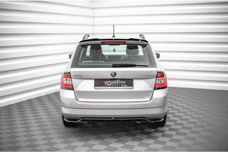 Maxton Design Heckdiffusor DTM Look für Skoda Fabia Combi Mk3 Hochglanz schwarz – Ansicht 1
