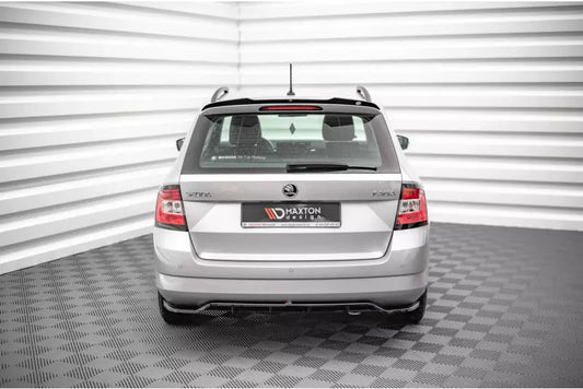 Maxton Design Heckdiffusor DTM Look für Skoda Fabia Combi Mk3 Hochglanz schwarz – Ansicht 1