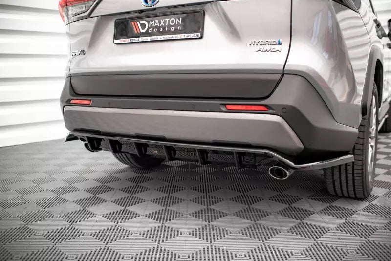 Maxton Design Heckdiffusor DTM Look für Toyota RAV4 Mk5 Hochglanz schwarz – Ansicht 1
