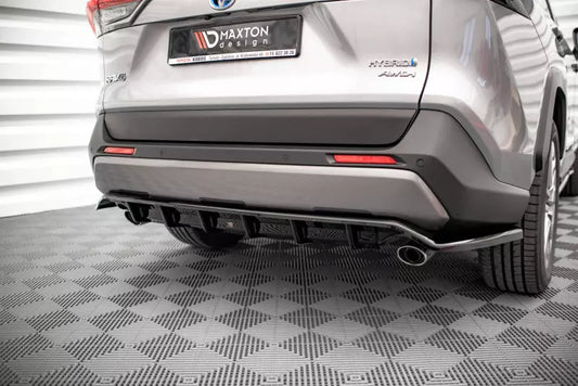 Maxton Design Heckdiffusor DTM Look für Toyota RAV4 Mk5 Hochglanz schwarz – Ansicht 1