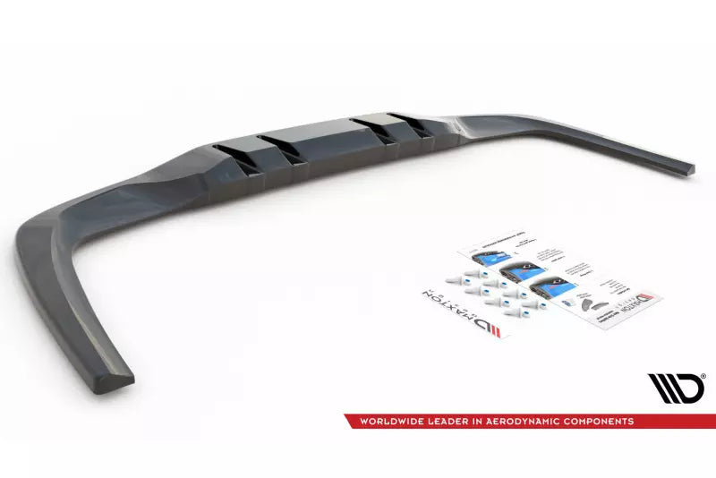 Maxton Design Heckdiffusor DTM Look V.1 für Mercedes A-Klasse 35 AMG Limousine V177 Hochglanz schwarz – Ansicht 4