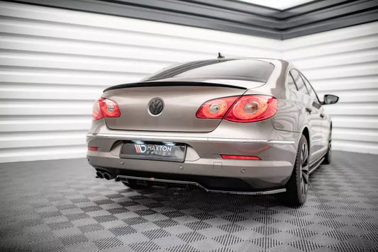 Maxton Design Heckdiffusor DTM Look für VW Passat CC Hochglanz schwarz – Ansicht 1