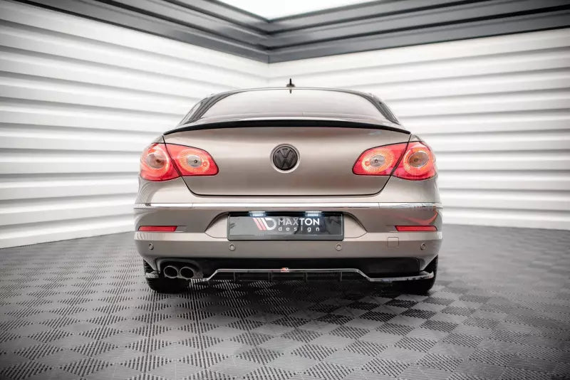 Maxton Design Heckdiffusor DTM Look für VW Passat CC Hochglanz schwarz – Ansicht 3