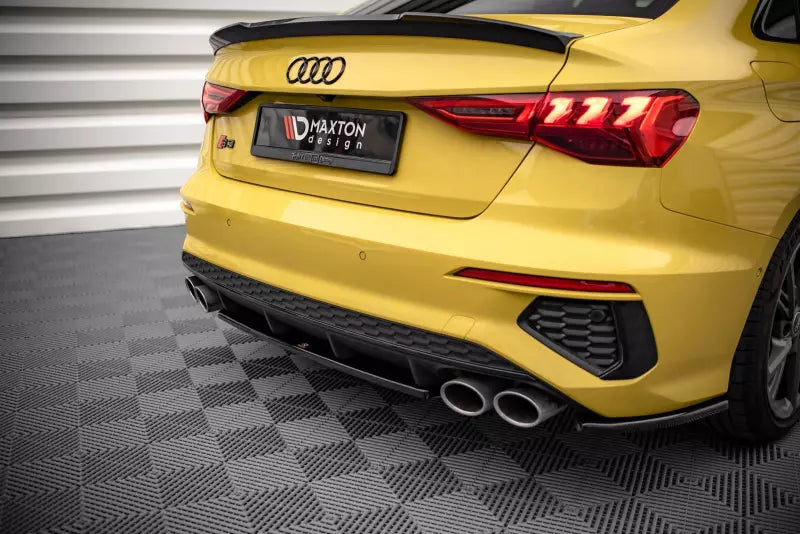 Maxton Design Heckdiffusor für Audi S3 Limousine 8Y Hochglanz schwarz – Ansicht 2