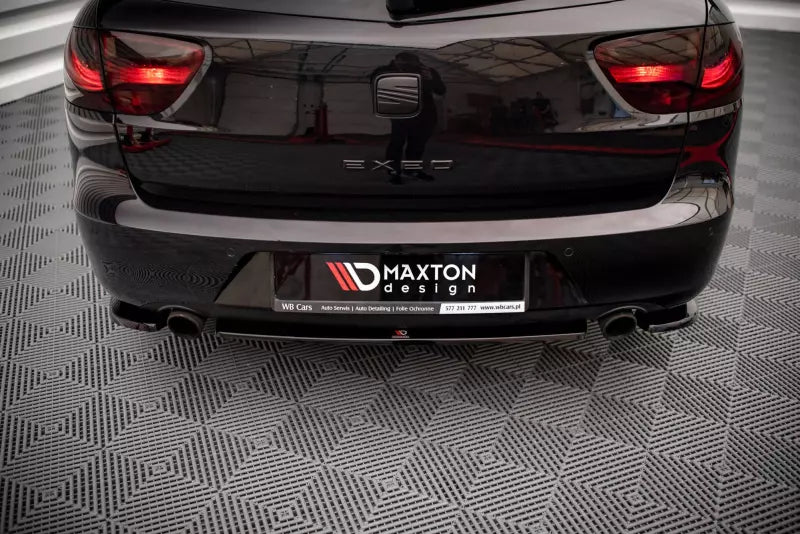 Maxton Design Heckdiffusor für Seat Exeo Hochglanz schwarz – Ansicht 1