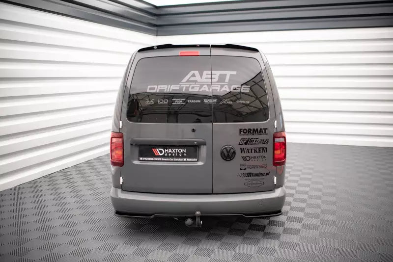 Maxton Design Heckdiffusor für VW Caddy Mk3 Facelift Hochglanz schwarz – Ansicht 1
