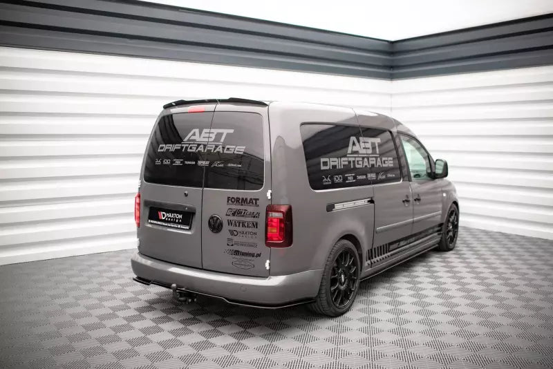 Maxton Design Heckdiffusor für VW Caddy Mk3 Facelift Hochglanz schwarz – Ansicht 2
