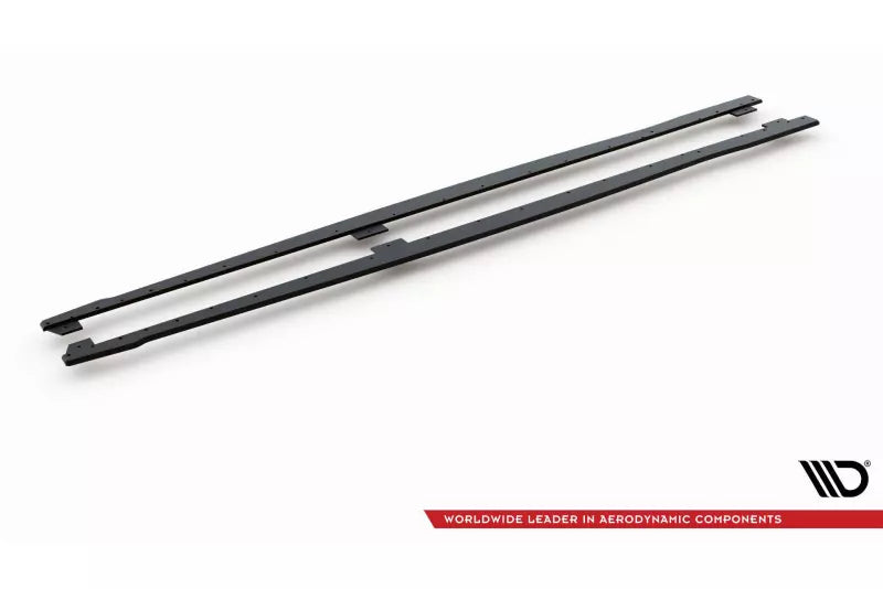 Maxton Design Street Pro Seitenschweller (Paar) V.2 für BMW 1er F20 M135i / M140i / M-Paket matt schwarz – Ansicht 4